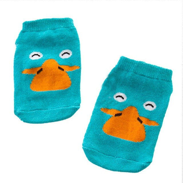 New Baby Kids Small Infant Socks Little Ears Cotton Socks Cartoon Socks 8 Colors