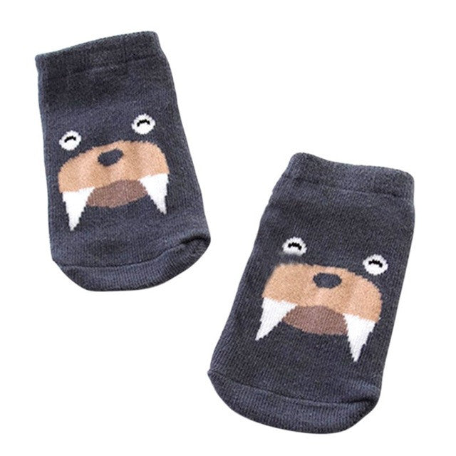 New Baby Kids Small Infant Socks Little Ears Cotton Socks Cartoon Socks 8 Colors