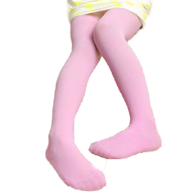 2016 Kids Girls Baby Soft Pantyhose Tights Stockings Ballet Dance Velvet Stockings S/M/L