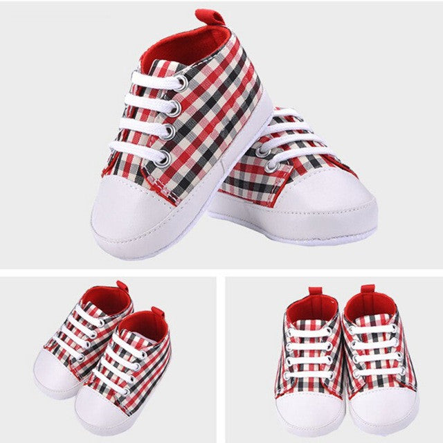 Fashion Baby Girls Boys Canvas Shoes Soft Prewalkers Casual Toddler Shoes