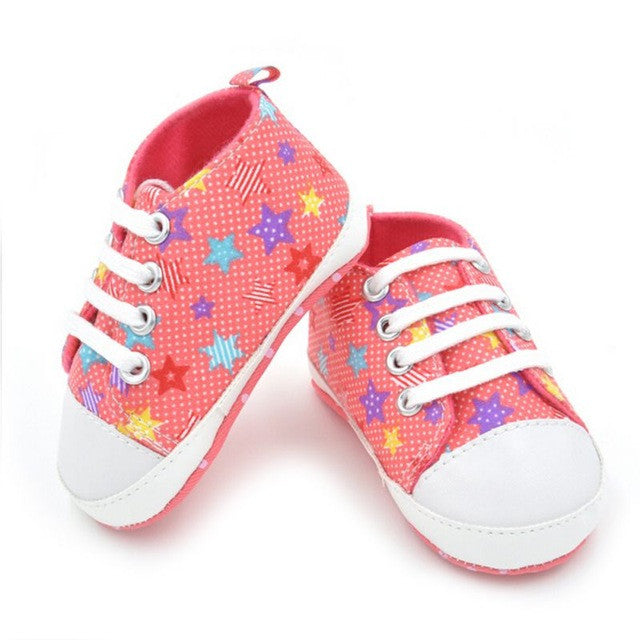 Fashion Baby Girls Boys Canvas Shoes Soft Prewalkers Casual Toddler Shoes