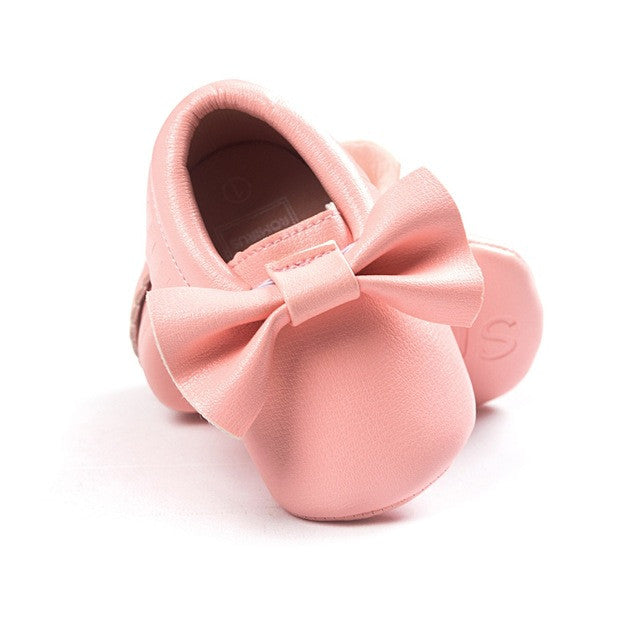 Tassels Baby Moccasin Newborn Baby Shoes Soft Bottom PU leather Prewalkers 0-18M