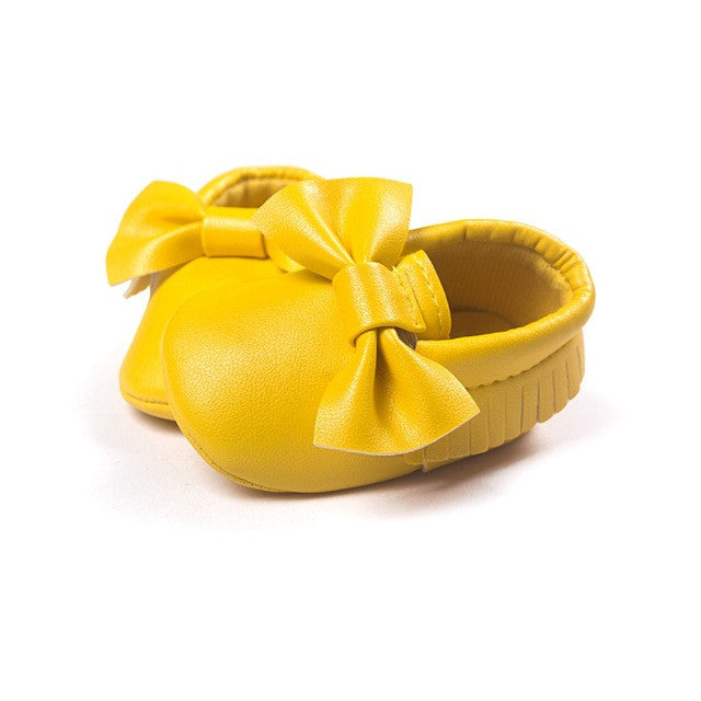Tassels Baby Moccasin Newborn Baby Shoes Soft Bottom PU leather Prewalkers 0-18M