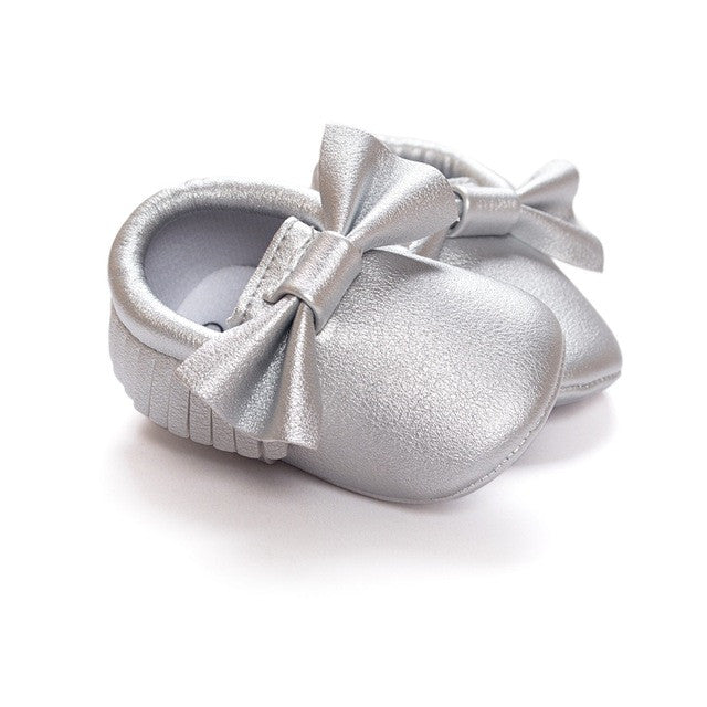 Tassels Baby Moccasin Newborn Baby Shoes Soft Bottom PU leather Prewalkers 0-18M