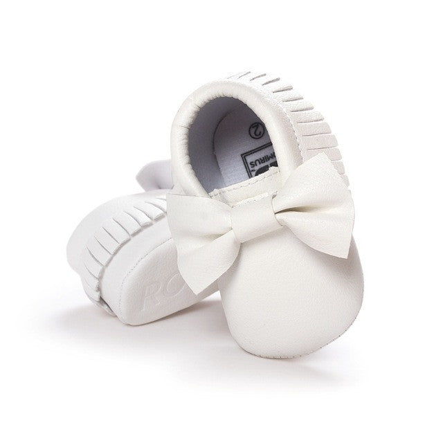 Tassels Baby Moccasin Newborn Baby Shoes Soft Bottom PU leather Prewalkers 0-18M