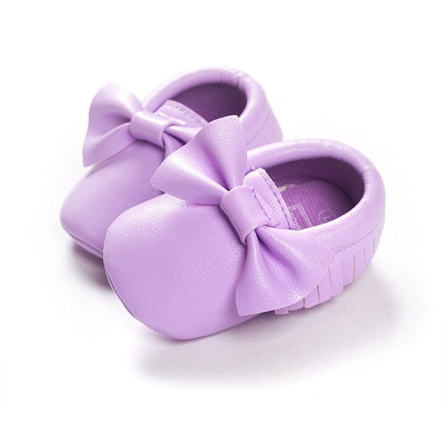 Tassels Baby Moccasin Newborn Baby Shoes Soft Bottom PU leather Prewalkers 0-18M