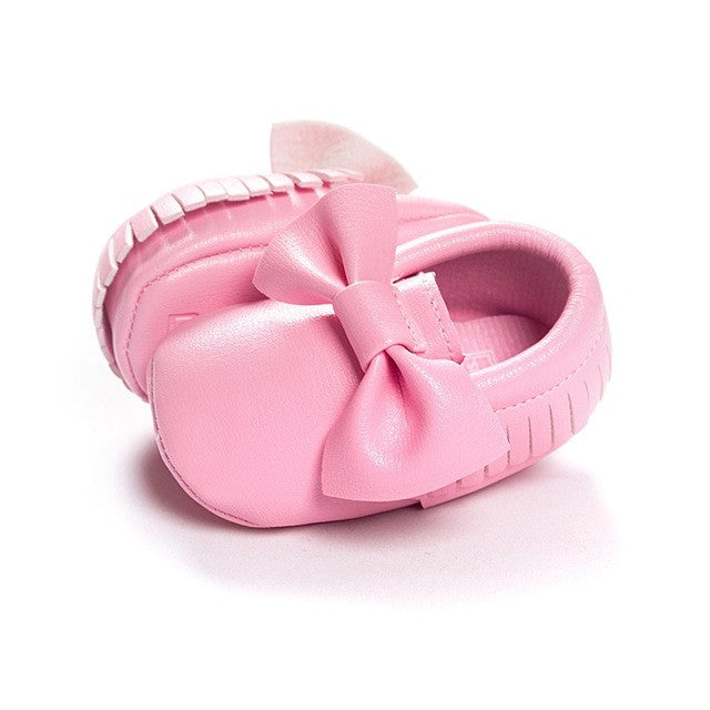 Tassels Baby Moccasin Newborn Baby Shoes Soft Bottom PU leather Prewalkers 0-18M