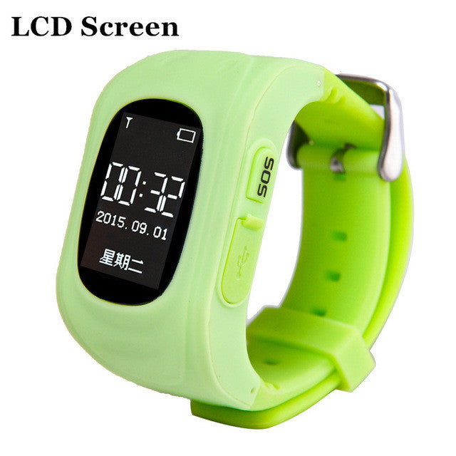 HOT Smart watch Children Kid Wristwatch Q50 GSM GPRS GPS Locator Tracker Anti-Lost Smartwatch Child Guard for iOS Android