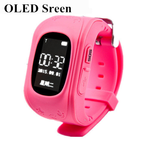 HOT Smart watch Children Kid Wristwatch Q50 GSM GPRS GPS Locator Tracker Anti-Lost Smartwatch Child Guard for iOS Android
