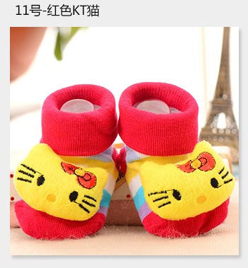 Cielarko New Baby Toy Baby Toys Animal Socks Baby Foot Anti-slip Socks Infant Baby Toddler Boys Girls Sock For 4-18 Months 262