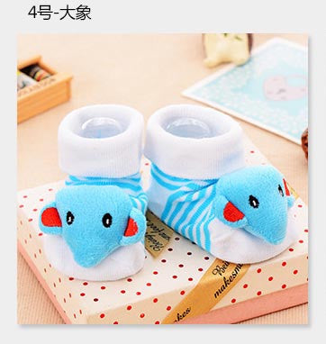 Cielarko New Baby Toy Baby Toys Animal Socks Baby Foot Anti-slip Socks Infant Baby Toddler Boys Girls Sock For 4-18 Months 262
