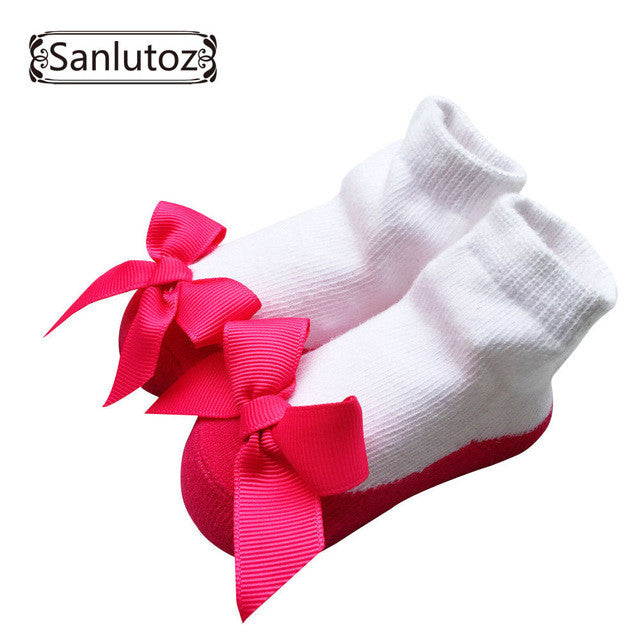 Sanlutoz Baby Socks Infant Socks for Girls Newborns Socks for Princess Holiday Birthday Gifts for Baby Girls Fashion 0-12 Months