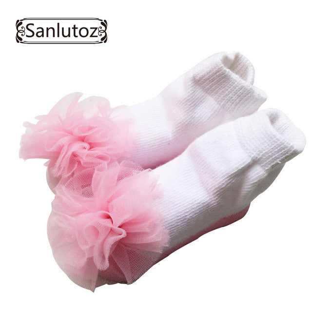 Sanlutoz Baby Socks Infant Socks for Girls Newborns Socks for Princess Holiday Birthday Gifts for Baby Girls Fashion 0-12 Months