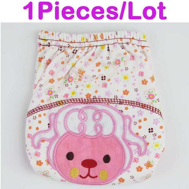 Baby/Infant Cotton Waterproof Reusable Nappy Diaper Training Pants Briefs Boy Girl Underwear Washable  Fraldas Reutilizaveis