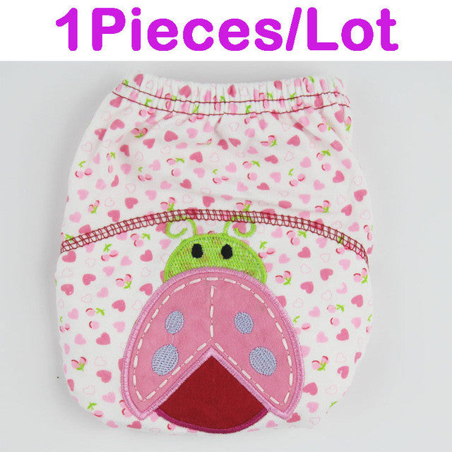 Baby/Infant Cotton Waterproof Reusable Nappy Diaper Training Pants Briefs Boy Girl Underwear Washable  Fraldas Reutilizaveis