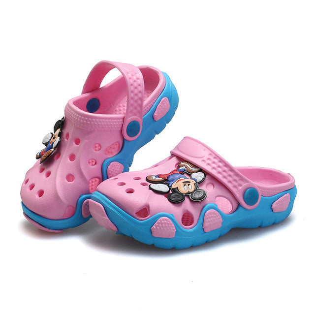 Summer Children Shoes Girls Boys Slippers Cute Cartoon Comfortable Fashion Kids Slippers Anti-Slip Girls Slippers Beach Shoes