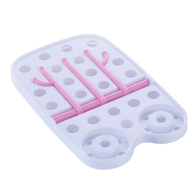 Bobei Mini baby detachable feeding bottle drying rack nipple shelf pacifier feeding cup holder hanging bottle rack Shelf