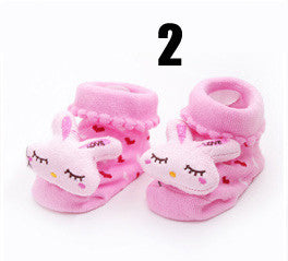 Cotton Baby Socks Christmas Socks For Newborns Gift Animal Lot Anti Slip With Rubber Soles For Child Boy Girl Newborn Baby Socks