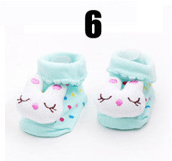 Cotton Baby Socks Christmas Socks For Newborns Gift Animal Lot Anti Slip With Rubber Soles For Child Boy Girl Newborn Baby Socks