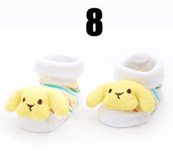 Cotton Baby Socks Christmas Socks For Newborns Gift Animal Lot Anti Slip With Rubber Soles For Child Boy Girl Newborn Baby Socks