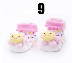 Cotton Baby Socks Christmas Socks For Newborns Gift Animal Lot Anti Slip With Rubber Soles For Child Boy Girl Newborn Baby Socks