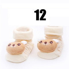 Cotton Baby Socks Christmas Socks For Newborns Gift Animal Lot Anti Slip With Rubber Soles For Child Boy Girl Newborn Baby Socks