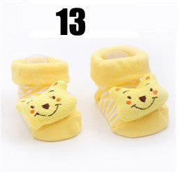 Cotton Baby Socks Christmas Socks For Newborns Gift Animal Lot Anti Slip With Rubber Soles For Child Boy Girl Newborn Baby Socks