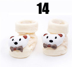 Cotton Baby Socks Christmas Socks For Newborns Gift Animal Lot Anti Slip With Rubber Soles For Child Boy Girl Newborn Baby Socks
