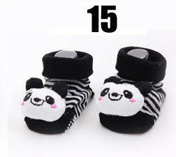 Cotton Baby Socks Christmas Socks For Newborns Gift Animal Lot Anti Slip With Rubber Soles For Child Boy Girl Newborn Baby Socks