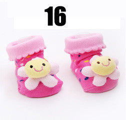Cotton Baby Socks Christmas Socks For Newborns Gift Animal Lot Anti Slip With Rubber Soles For Child Boy Girl Newborn Baby Socks