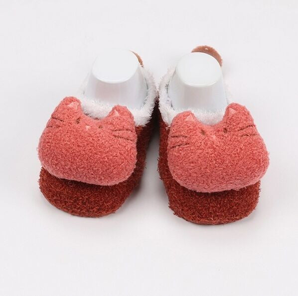 Coral fleece Cute Cartoon Baby Socks Soft Animal Pattern Boys Girls Floor Baby Socks