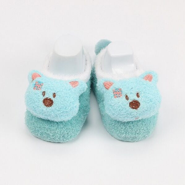 Coral fleece Cute Cartoon Baby Socks Soft Animal Pattern Boys Girls Floor Baby Socks