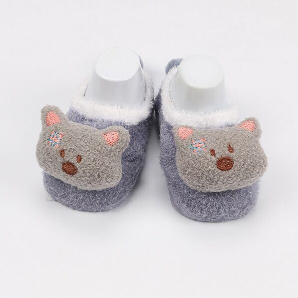 Coral fleece Cute Cartoon Baby Socks Soft Animal Pattern Boys Girls Floor Baby Socks