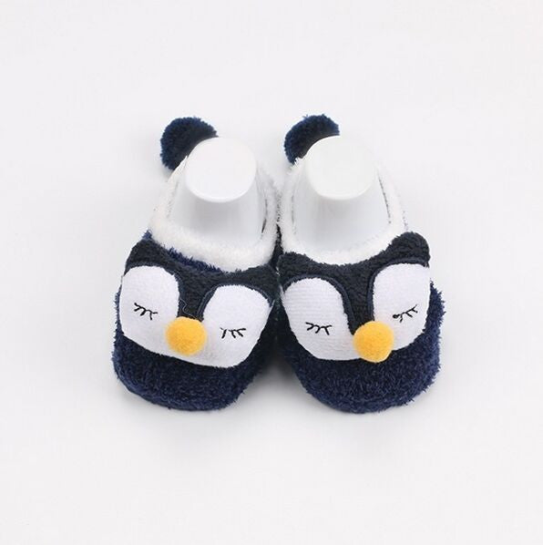 Coral fleece Cute Cartoon Baby Socks Soft Animal Pattern Boys Girls Floor Baby Socks