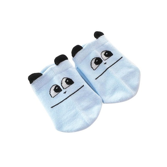 Unisex Baby Boys Girls Infant Crib Warm Shoes Prewalkers Cuffs Cartoon Socks New