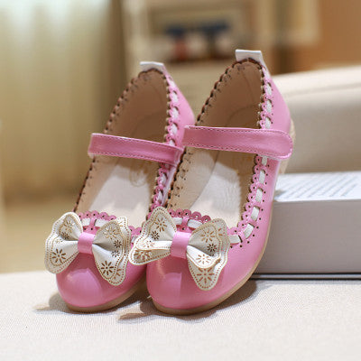 Baby Girl Shoes 2016 New Spring And Autumn Fashion Bow Lace Girls White Shoe Solid Cute Girls Shoes 9025W