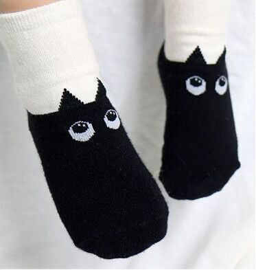 Baby Socks Newborn Cotton Boys Girls Cute Toddler Asymmetry Anti-slip Socks
