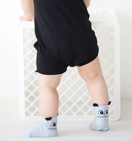 Baby Socks Newborn Cotton Boys Girls Cute Toddler Asymmetry Anti-slip Socks