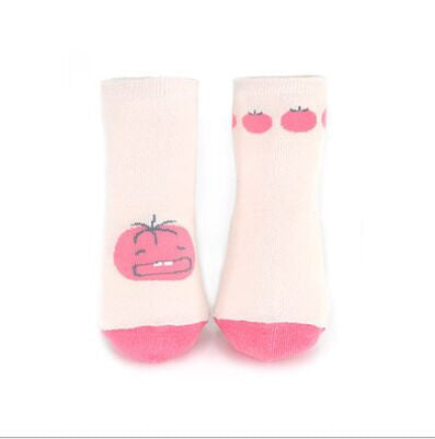 Baby Socks Newborn Cotton Boys Girls Cute Toddler Asymmetry Anti-slip Socks