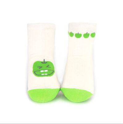 Baby Socks Newborn Cotton Boys Girls Cute Toddler Asymmetry Anti-slip Socks