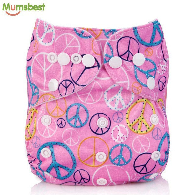 [Mumsbest] 2016 Washable Baby Cloth Diaper Cover Waterproof Cartoon Owl Baby Diapers Reusable Cloth Nappy Suit 0-2years 3-13kg