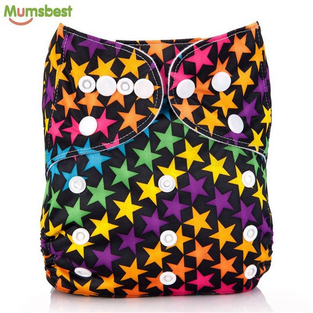 [Mumsbest] 2016 Washable Baby Cloth Diaper Cover Waterproof Cartoon Owl Baby Diapers Reusable Cloth Nappy Suit 0-2years 3-13kg
