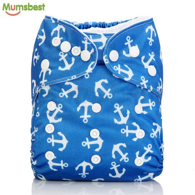 [Mumsbest] 2016 Washable Baby Cloth Diaper Cover Waterproof Cartoon Owl Baby Diapers Reusable Cloth Nappy Suit 0-2years 3-13kg