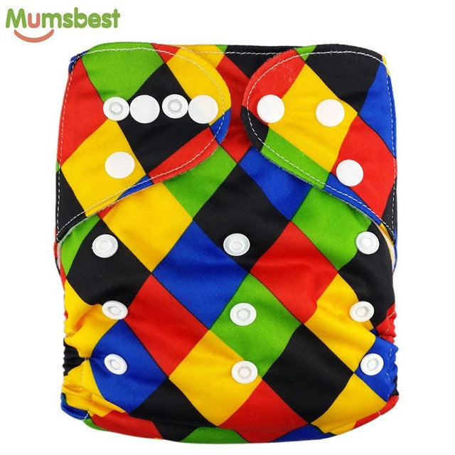 [Mumsbest] 2016 Washable Baby Cloth Diaper Cover Waterproof Cartoon Owl Baby Diapers Reusable Cloth Nappy Suit 0-2years 3-13kg