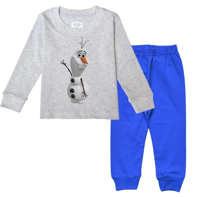 Cute Cartoon Baby Boys Girls Dinosaur Car Children pajamas Animal Pajamas Kid Pajama sets Children Clothing