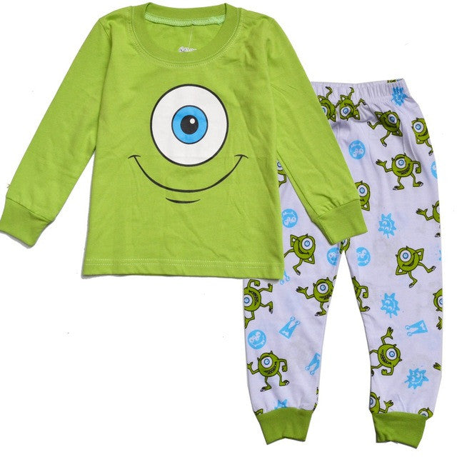 Cute Cartoon Baby Boys Girls Dinosaur Car Children pajamas Animal Pajamas Kid Pajama sets Children Clothing