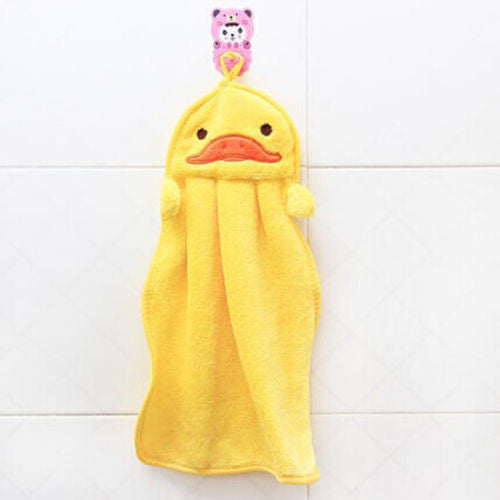 Hot Hot Baby Hand Towel Soft Children's Cartoon Animal Hanging Wipe Bath Face Towel