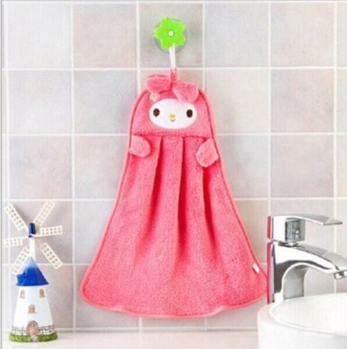 Hot Hot Baby Hand Towel Soft Children's Cartoon Animal Hanging Wipe Bath Face Towel