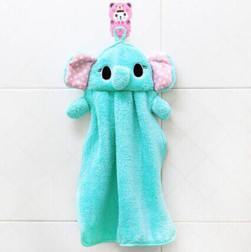 Hot Hot Baby Hand Towel Soft Children's Cartoon Animal Hanging Wipe Bath Face Towel