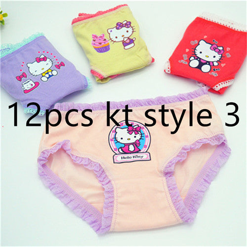 girl underwear girl briefs  kids girls underwear children underwear girls  pant children's pants   12pcs/lot